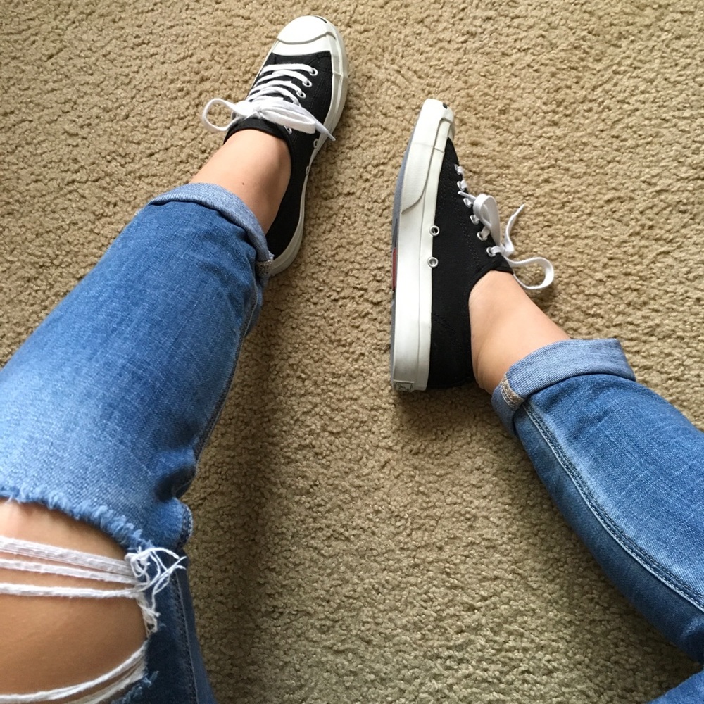 Black and White converse